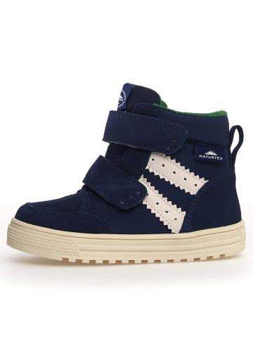 Naturino Leder-Sneakers "Tabby" in Dunkelblau