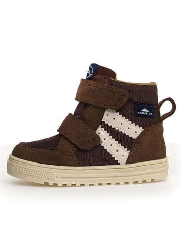 Naturino Leder-Sneakers "Tabby" in Braun