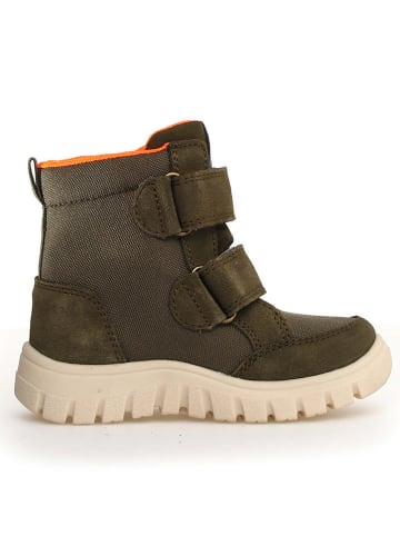 Naturino Botki zimowe "Geminae 3" w kolorze khaki
