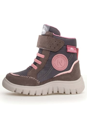 Naturino Winterboots "Drezz" in Braun/ Grau/ Rosa