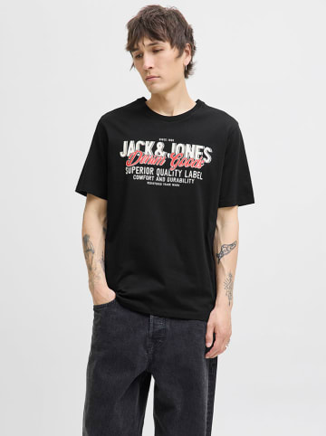 Jack & Jones Koszulka "Jjelogo" w kolorze czarnym