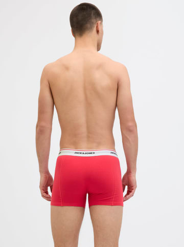Jack & Jones 3er-Set: Boxershorts "Jackayden" in Hellblau/ Schwarz/ Rot