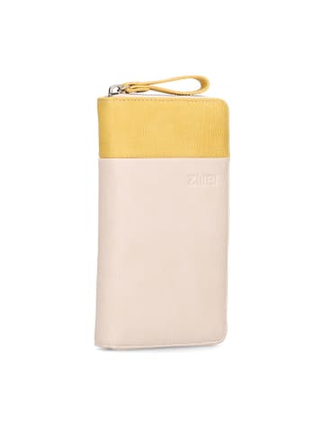 Zwei Geldbörse in Gelb/ Beige - (B)11 x (H)20 x (T)3 cm