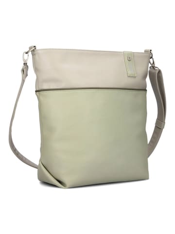 Zwei Torebka w kolorze zielonym - 33 x 32 x 13 cm