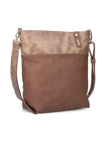 Zwei Umhängetasche in Hellbraun - (B)33 x (H)32 x (T)13 cm