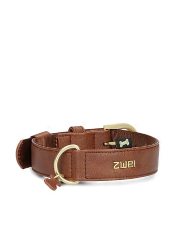 Zwei Halsband in Hellbraun - (L)50 cm