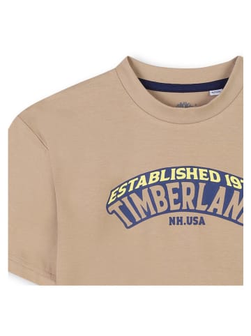Timberland Koszulka w kolorze beżowym