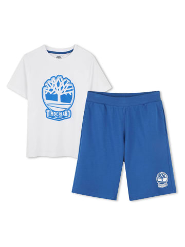 Timberland Pyjama in Blau/ Weiß