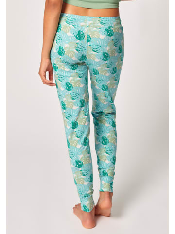 Skiny Pyjama-Hose in Türkis