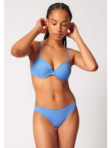 Skiny Biustonosz bikini w kolorze niebieskim