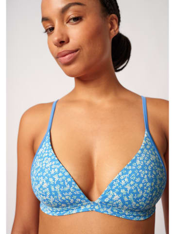 Skiny Biustonosz bikini w kolorze niebieskim
