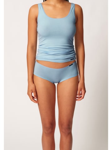 Skiny 2er-Set: Pantys in Hellblau/ Weiß