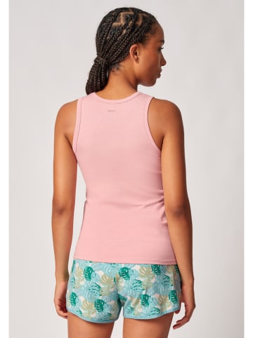 Skiny Pyjama-Oberteil in Rosa