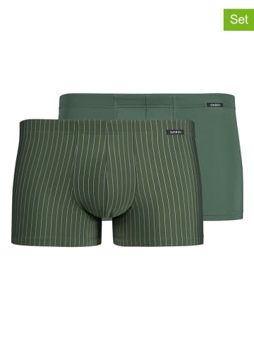Skiny 2er-Set: Boxershorts in Khaki
