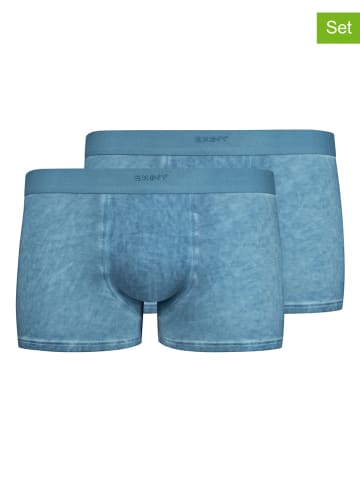 Skiny 2er-Set: Boxershorts in Blau