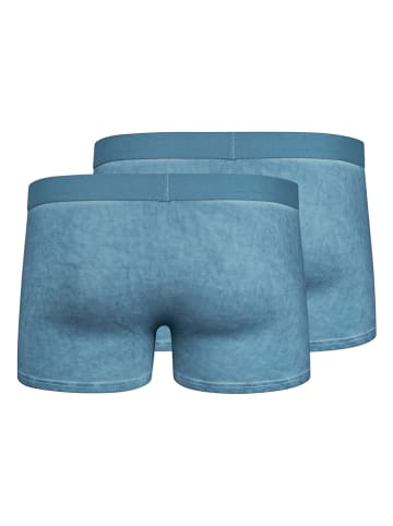 Skiny 2er-Set: Boxershorts in Blau