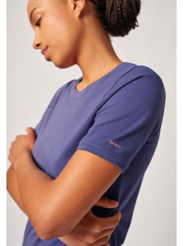 Skiny Pyjamashirt blauw