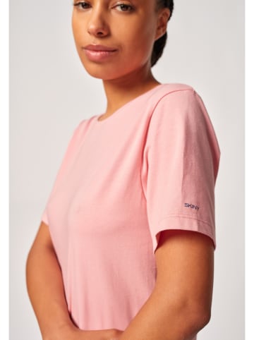 Skiny Pyjama in Rosa/ Dunkelblau