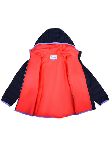 Peek U All-season doorgestikte jas "Cordelia" oranje/donkerblauw