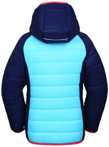 Peek U All-season doorgestikte jas "Cordelia" donkerblauw/turquoise