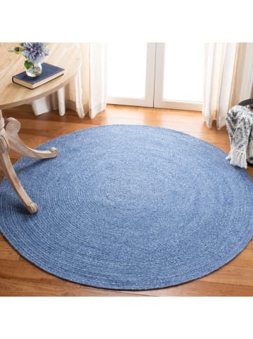 Safavieh Kurzflor-Teppich "Braided" in Blau