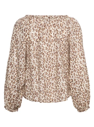&Co Woman Bluse "Acha" in Weiß/ Camel