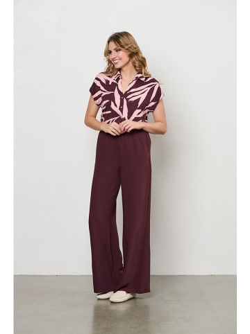 &Co Woman Blouse "Valetta" bordeaux/lichtroze