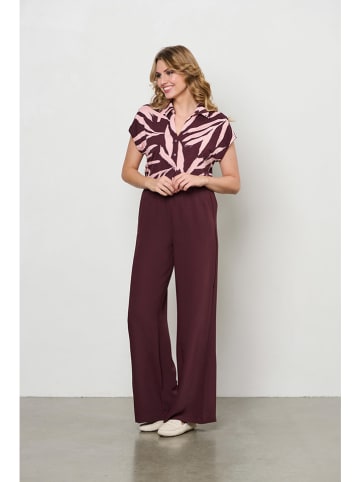 &Co Woman Blouse "Valetta" pruimkleurig/lichtroze