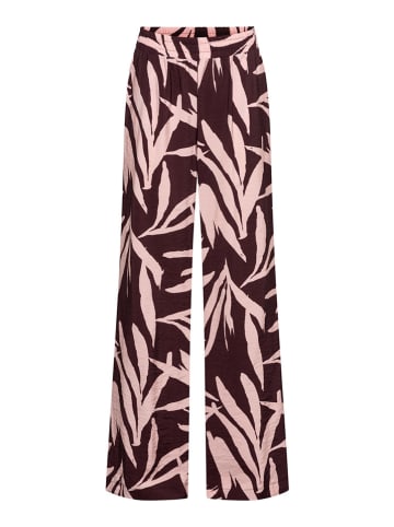 &Co Woman Broek pruimkleurig/lichtroze