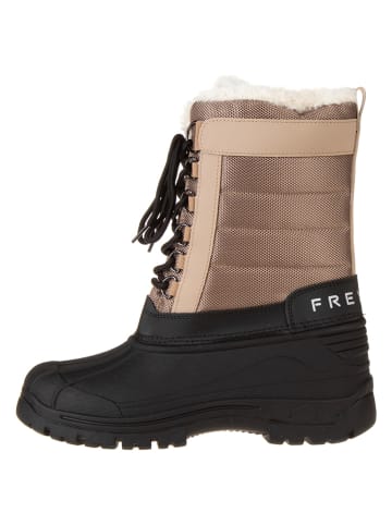 Freyling Winterboots in Schwarz/ Beige