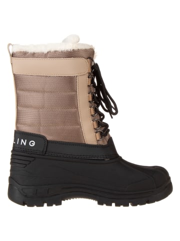 Freyling Winterboots in Schwarz/ Beige