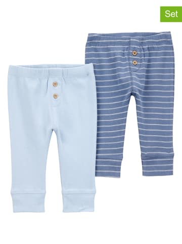 carter's 2-delige set: sweatbroeken lichtblauw/blauw