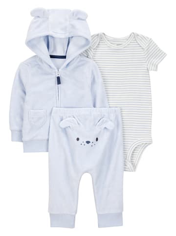 carter's 3tlg. Outfit in Hellblau
