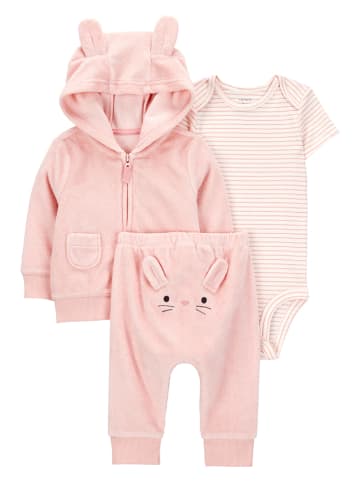 carter's 3tlg. Outfit in Rosa