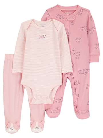 carter's 3tlg. Outfit in Rosa