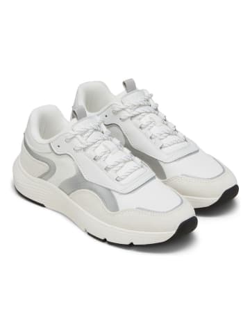 Marc O´Polo Sneakers Leila 6F wit/zilverkleurig
