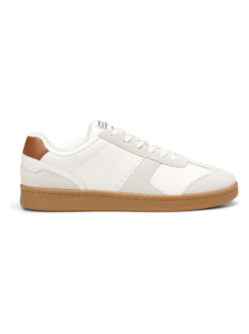 Marc O'Polo Shoes Leren sneakers crème/wit