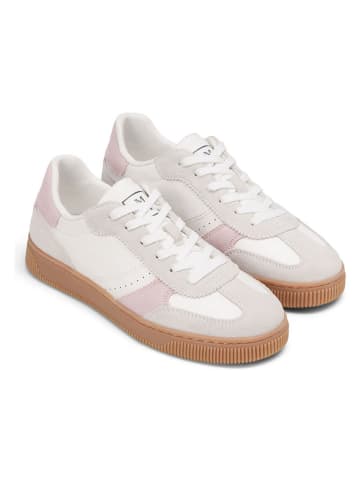 Marc O´Polo Leren sneakers crème/lichtroze