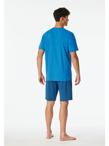 Schiesser Pyjama blauw