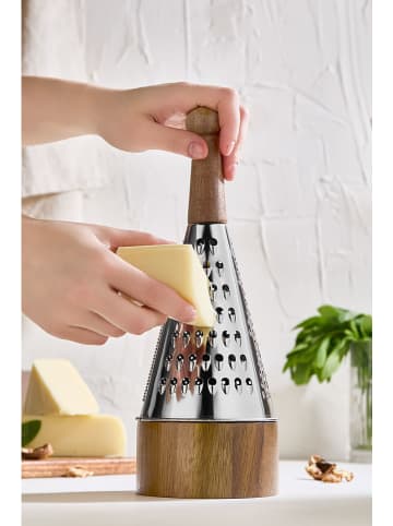 Violeta Home Tarka w kolorze srebrno-brązowym - wys. 30 cm
