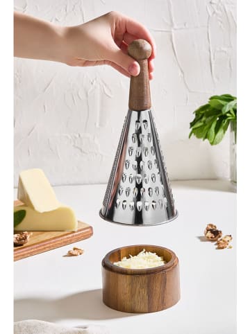 Violeta Home Rasp zilverkleurig/bruin - (H)30 cm