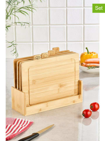 Violeta Home 5tlg. Set: Schneidebretter in Beige