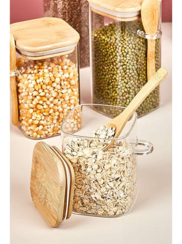 Violeta Home 12-delige set: voorraadglazen beige