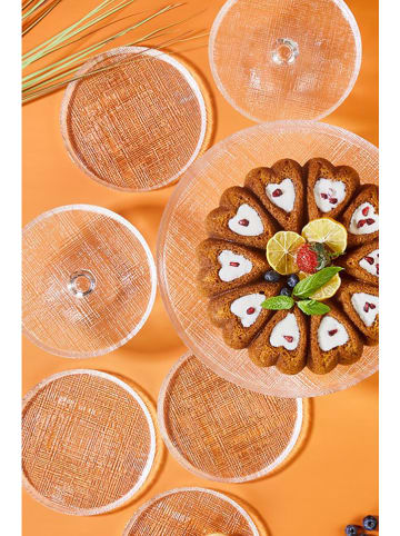 Violeta Home 9tlg.Set: Dessertteller in Transparent