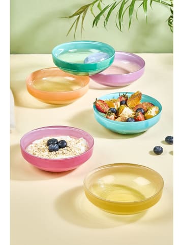 Violeta Home 6-delige set: kommen meerkleurig - Ø 15 cm