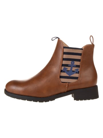 Inselhauptstadt Chelsea-Boots in Hellbraun
