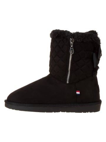 Inselhauptstadt Winterboots in Schwarz