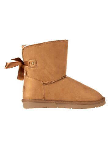 Inselhauptstadt Winterboots in Hellbraun