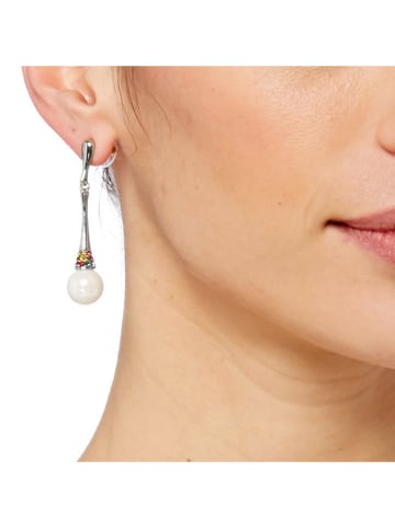 LA CHIQUITA Ohrstecker "Suzana" mit Kristallen und Perlen