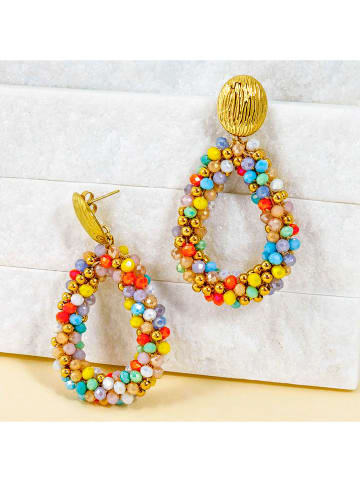 LA CHIQUITA Vergulde oorstekers "Italian Valley"